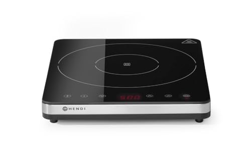 Hendi 239230 Piastra Induzione Professionale, 2000 W