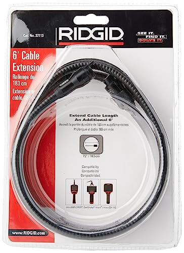 Ridgid 37113 Micro Cavo Di Prolunga, Cavo Di Prolunga Universale Ridgid Seesnake Da 180 Cm
