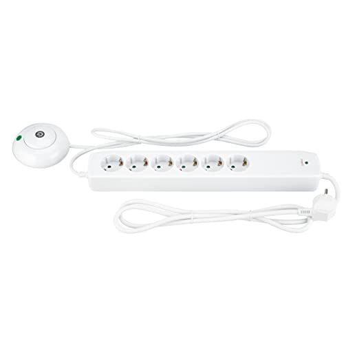 Rev Multiple Socket Outlet 1,5M 6-Fold With Control Switch [00251201]