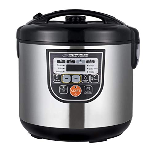 Esperanza Ekg011 Multi Cooker 5 L 860 W Black Stainless Steel