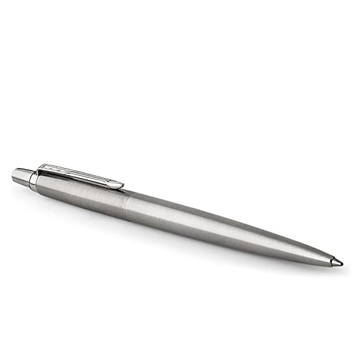 Parker Penna A Sfera Jotter Con Dettagli Cromati, Confezione Regalo, Stainless Steel Chrome Trim