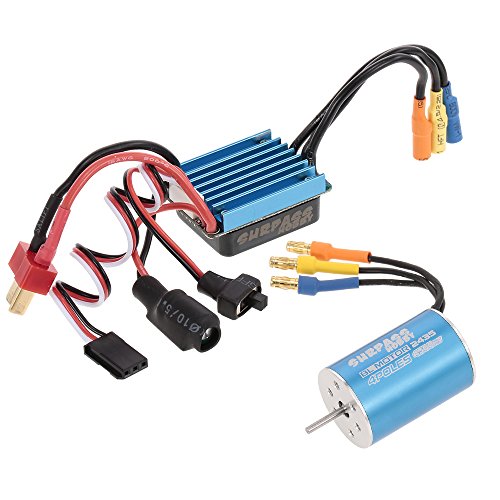Goolsky Surpass Hobby 2435 4500Kv Motorless Brushless Motor E 25A Brushless Esc Per 1/18 1/16 Rc Car