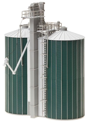 Faller - Modello Di Edificio Industriale In Scala Ferrovia 1: 148 (H0 Fa Doppelsilos F120260)