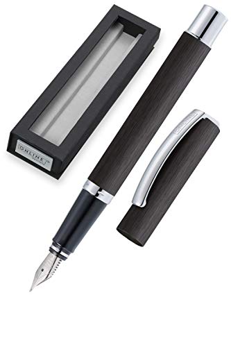 Online Schreibgeräte 38521 - Pluma Estilográfica, Color Negro