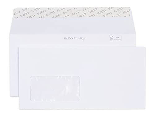Elco 42779 Prestige - Buste Da Lettera, 120 G, Colore: Bianco, 250 Pezzi
