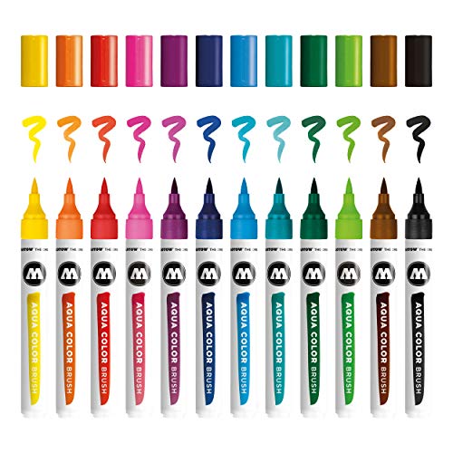 Molotow Aqua Color Brush Set Marker