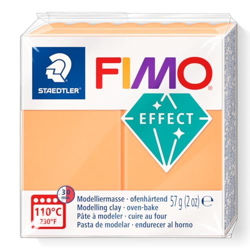 Staedtler- Argilla Modellante, Colore Arancione Fluo, 8010-401