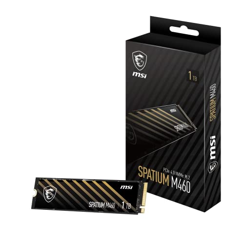 Disco Duro M2 Ssd1Tb Msi Spatium M460 Pcie 4.0 Nvme