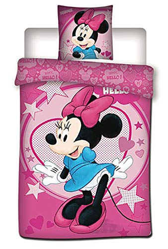 Minnie Parure Da Letto Copripiumino Disney