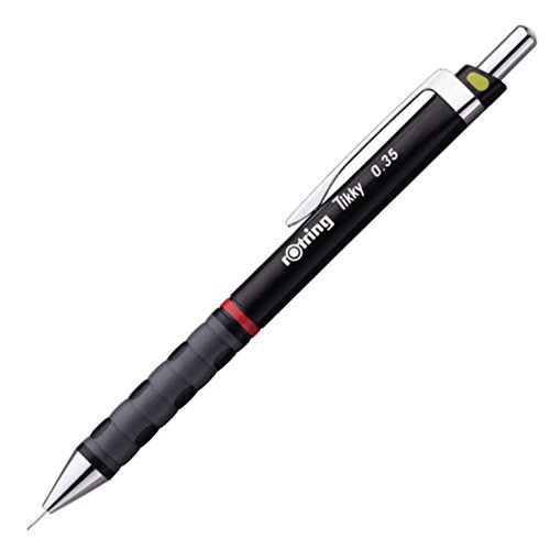 Rotring (1904694) Tikky Matita Meccanica Con Codice Colori 0,35 Mm, Corpo Nero