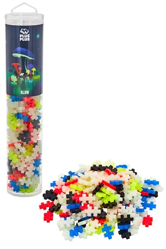 Plus Plus - Mega Tubo Fosforescente Da 240 Pezzi - Set Di Costruzione - Pp4283