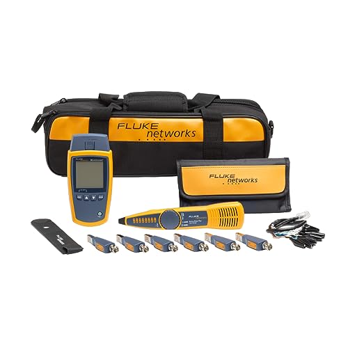 Fluke Networks Ms2-Kit: Kit Professionale Microscanner2 Con Microscanner2 + Identificatori Remoti 2-7 + Sonda Intellitone Pro 200 + Altri Accessori
