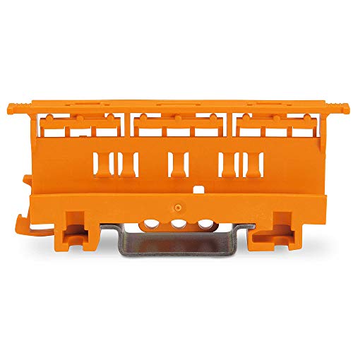 5 Adattatori Di Fissaggio Wago 221-510 Compact – Per Morsetto A Leva 2-,3-,5 Volte Della Serie 221-61X – 221-612/221-613/221-615 – Ts35