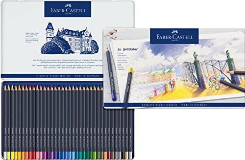 Faber-Castell Goldfaber 114736 Matite Colorate, Multicolore, 36 Pezzi