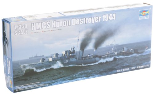 Modellino Nave Da Guerra Canadian Navy Destroyer Hmcs Huron 1944 (05 333) Scala 1:350 (Importato Da Giappone)