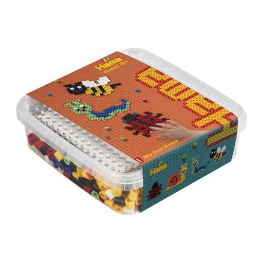 Hama- Animals Vaschetta Da Giardino Maxi Bead, Multicolore, 10.8744