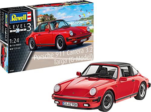 Revell 07689 Porsche 911 G Model Targa Original Kit Modello Principiante, Non Verniciato