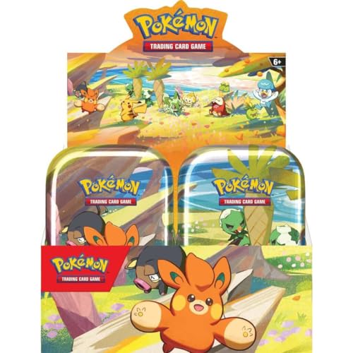 Pokémon Mini Tin Scarlatto E Violetto Amici Di Paldea - Una Versione Casuale - Lingua Inglese (Eng)