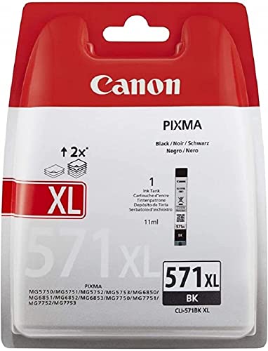 Canon Cli-571Xl Bk - Formato Xl - Nero - Confezione Plastica Obsoleta
