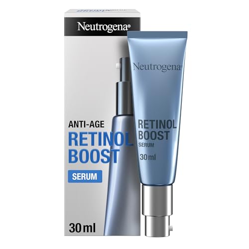 Neutrogena Retinol Boost Siero Viso Anti-Età Contro I Segni Dell'Invecchiamento, Siero Retinolo Per Una Pelle Liscia E Visibilmente Giovane, Siero Ada