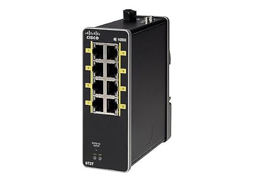 Cisco Ie-1000-6T2T-Lm Switch Di Rete Fast Ethernet Gestito (10/100) Nero
