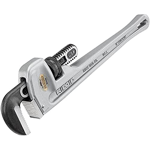 Ridgid 31100 Giratubi Dritti In Alluminio Modello 818, Chiave Per Idraulica Da 45Cm