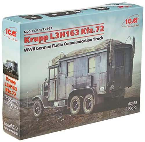 Icm 35462-1/35 Krup L3H163 Kraftfahrzeug 72 Wwii German Radio Communication...