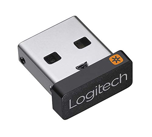 Logitech Usb Unifying Receiver Tecnologia Wireless 2.4 Ghz, Compatibile Con Tutti I Dispositivi Logitech Unifying, Come Mouse E Tastiera, Pc/Mac/Lapt