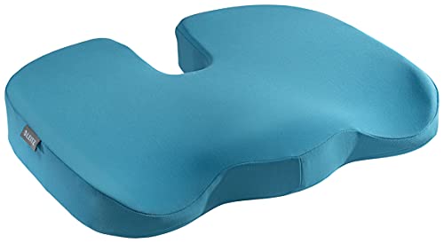 Leitz Ergo Cosy Cuscino Imbottito Per Sedia Da Casa O Da Ufficio, Allevia La Pressione Spinale E Riduce Il Dolore Al Collo E Alla Schiena, 355 Mm X 75