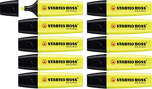 Stabilo Scalpello Punta Boss Originale Evidenziatori - Genitori - Giallo