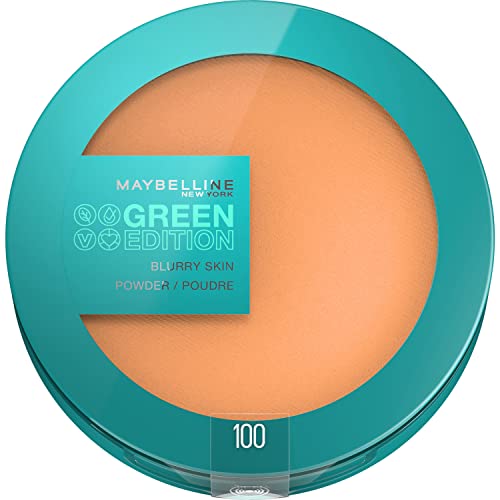 Maybelline New York - Polvere Di Tinte Opacizzante - Arricchita Con Burro Di Mango Montata - 97% Di Ingredienti Di Origine Naturale - Blurry Skin Gree