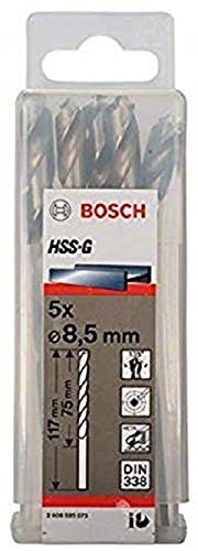 Bosch Home And Garden Hss-G Din338: 8,5 X 75 125: 5 Uds