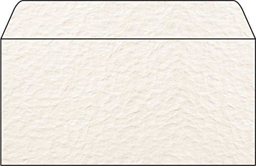 Sigel Du243 Buste Motivo Papiro Beige, Formato Dl (11 X 22 Cm), 50 Pezzi
