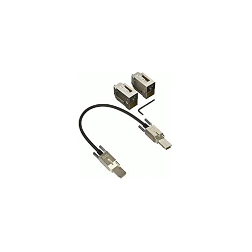 Cisco C9200L-Stack-Kit= Cable De Fibra Optica 0,48 M Negro, Gris