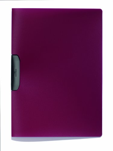Durable 229531 Confezione Da 5 Cartelline Portadocumenti, A4, Rosso Scuro