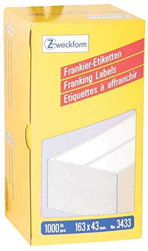 Avery Zweckform - Pacco Da 1000 Etichette Adesive, 163X43Mm