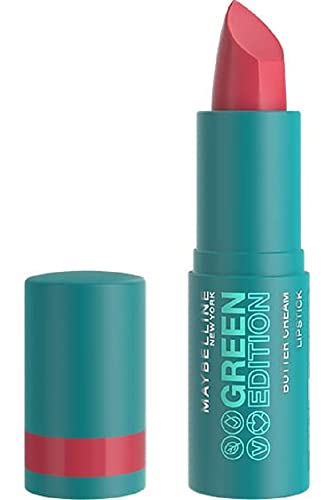 Maybelline New York - Rossetto Satinato E Pigmentato - Arricchito Con Burro Di Cacao - 86% Di Ingredienti Di Origine Naturale - Formula Vegan - Butter