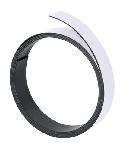 Franken - M803-09 - Strisce Magnetiche (15 Mm X 1 M), Bianco