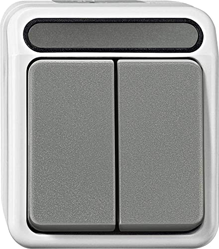 Merten, Meg3115-8029, Interruttore Serie, 1 Polo, Aqua Star, Grigio Chiaro