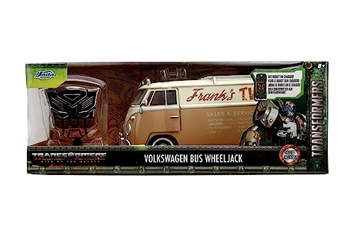 Jada Toys Transformers Wheeljack Vw Bus (T7) – Volkswagen Bulli Di Transformers 7: Ascesa Delle Bestie, La Cast Auto Dagli 8 Anni Con Moneta Collezion