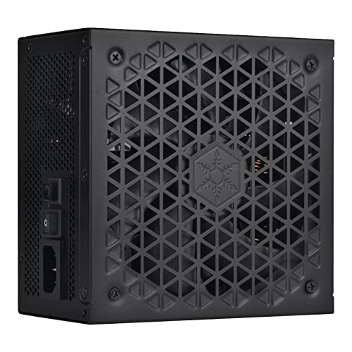 Silverstone Sst-Da1000R-Gm Cybenetics Gold - Alimentatore Atx Completamente Modulare, 1000 W, Pcie 5.0, Ventola Fdb Da 135 Mm Estremamente Silenziosa