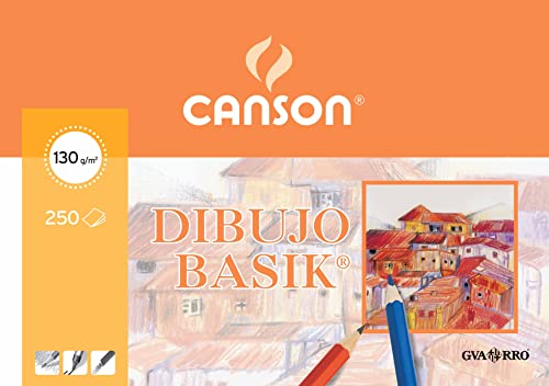 Paquete A4, (250 Hojas) Guarro Dibujo Basik Liso 130G