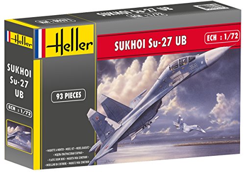 Heller Modellino Aereo - Sukhoi Su27 Ub Flanker (Russian) Scala 1:72 (Hel80371)