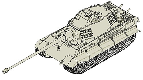 Trumpeter-1/72 Königstiger (Torre Di Scuola), Con 105 Mm Kwh L65, Colore Various, Medio, Tr07160