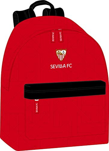 Safta Sevilla Fc - Zaino Per Laptop Da 14,1", Ideale Per Giovani Di Diverse Età, Comodo E Versatile, Qualità E Resistenza, 31 X 16 X 41 Cm, Colore: Ro