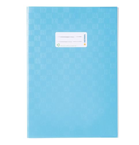 Herma 7453 Copertina Per Quaderni, Formato A4, Colore Rafia, Con Etichetta E Struttura Rafia, In Pellicola Di Polipropilene Resistente E Lavabile, Cop