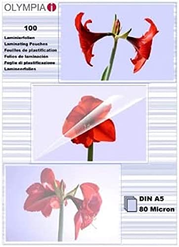 Olympia 9167 Laminazione A5, 100 Pezzi