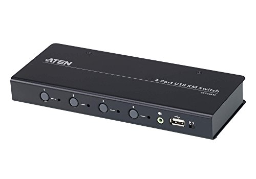 Aten Cs724Km - Switch Km A 4 Porte, Usb, Colore: Nero