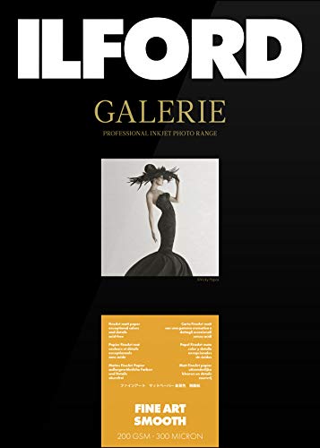 Ilford Galerie Prestige Fine Art Smooth - Carta Per Fotocopiatrici, 200 G, Formato A4