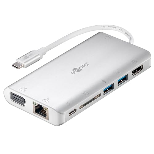 Goobay Usb-C Premium Multiport Adapter 49850 Silver